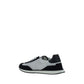 White Fabric Athletic Sneakers