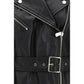 Black Goatskin Sleeveless Jacket