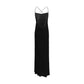 Black Polyester Casual Dress