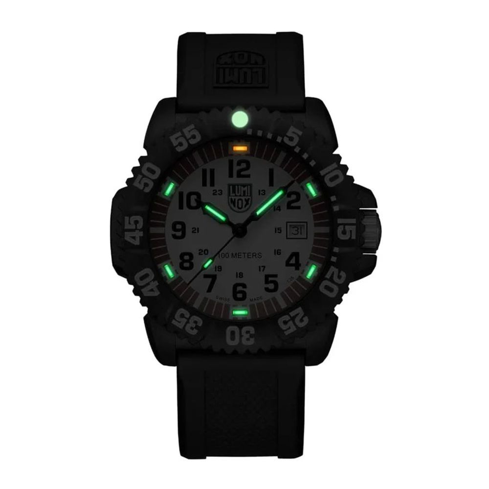 Black Resin Sport Watch