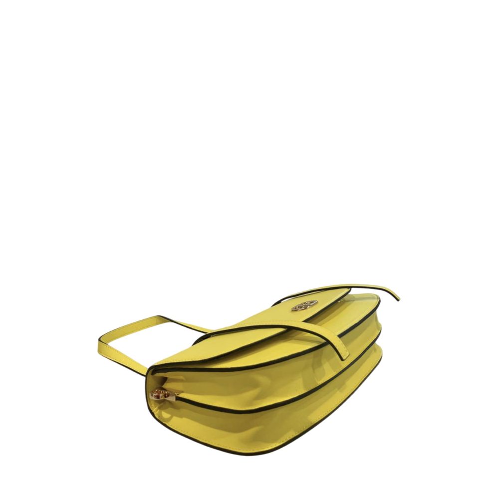 Yellow PU Women Shoulder Bag