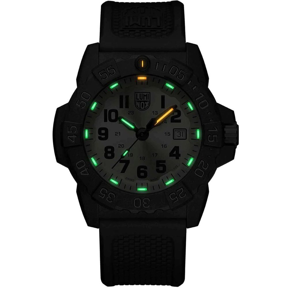 Black Rubber Sport Watch