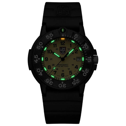 Black Rubber Sport Watch