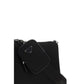 Black Recycled Polyamide Shoulder Bag