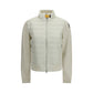 White Polyamide Bomber