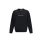 Black Cotton Sweatshirt
