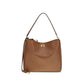 Beige Calf Leather Bos Taurus Shoulder Bag