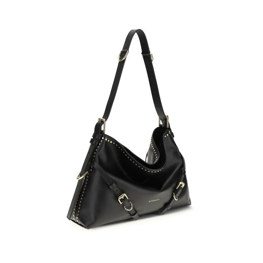 Black Calf Leather Bos Taurus Shoulder Bag