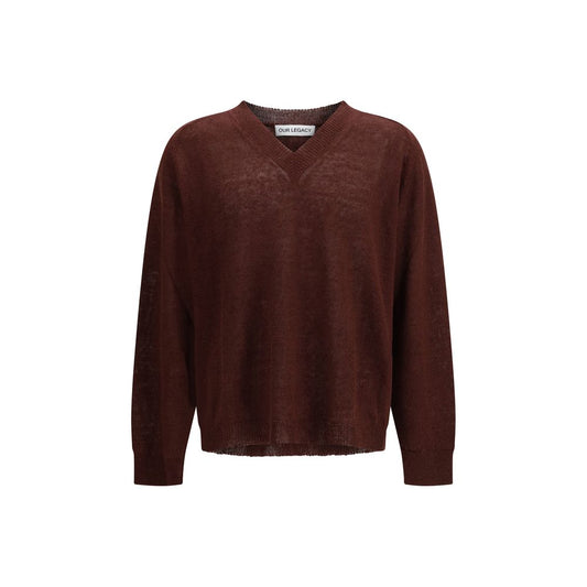 Bordeaux Linen Sweatshirt
