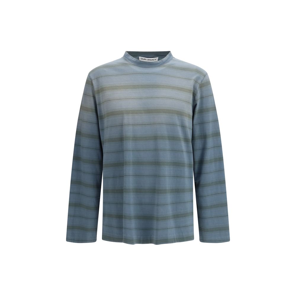 Blue Cotton Pattern Shirt