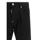 Black Cotton Slim Fit Jeans