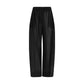 Black Lyocell Casual Pants