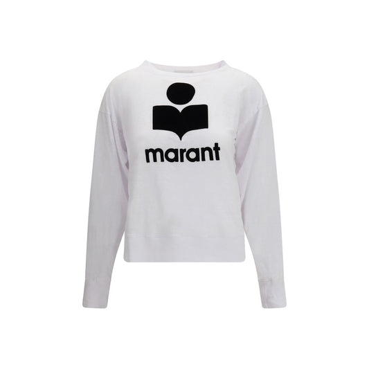 White Linen Sweatshirt