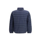 Blue Fabric Shell Jacket