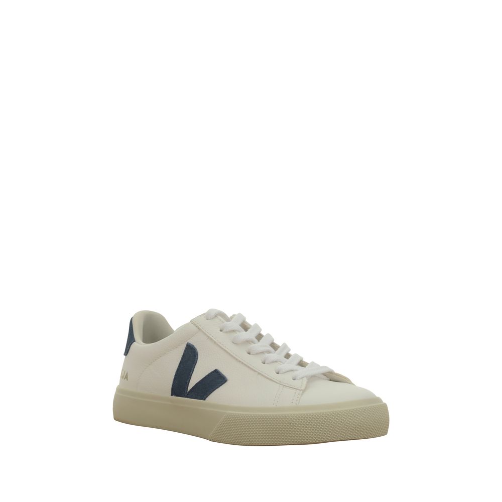 White Calf Leather Bos Taurus Low Top Sneakers