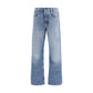 Blue Cotton Relaxed Fit Jeans
