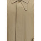 Beige Polyester Coat