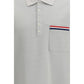Gray Cotton Polo Shirt