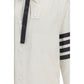 White Polyamide Sweatshirt