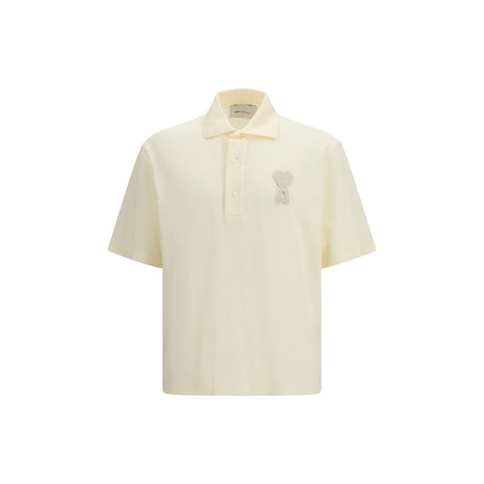Beige Cotton Polo Shirt