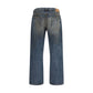 Blue Cotton Relaxed Fit Jeans