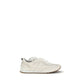 White Calf Leather Bos Taurus Low Top Sneakers
