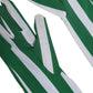 Green White Stripes Nylon Elbow Length Women Gloves