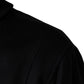 Black Cashmere Knitted Button Down Jacket