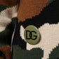 Multicolor Intarsia-Knit Camouflage Pullover Sweater