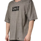 Gray DG Logo Print Cotton Round Neck T-shirt