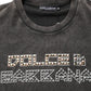 Gray Logo Embellished Men Crew Neck T-shirt
