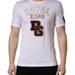 White DG King Royal Crew Neck Cotton  T-shirt