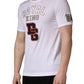 White DG King Royal Crew Neck Cotton  T-shirt