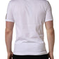 White DG King Royal Crew Neck Cotton  T-shirt