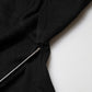 Black Wool Short Sleeves Men Polo  T-shirt