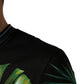 Black Bird Print Cotton Men Crew Neck T-shirt