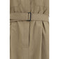 Beige Cotton Casual Dress