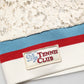 Beige Floral Tennis Club Lace Polo T-shirt
