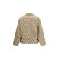 Beige Cotton Bomber