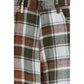 Multicolor Linen Casual Pants