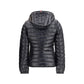 Black Polyamide Full-Length Jacket