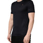 Dark Blue DG Logo Silk Men Crew Neck T-shirt