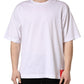 White Cotton Short Sleeves Crew Neck T-shirt