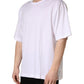 White Cotton Short Sleeves Crew Neck T-shirt