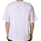 White Cotton Short Sleeves Crew Neck T-shirt