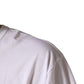 White Cotton Short Sleeves Crew Neck T-shirt