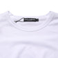 White Cotton Short Sleeves Crew Neck T-shirt
