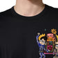 Black #DGFAMILY Patch Men Crew Neck T-shirt