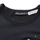 Black #DGFAMILY Patch Men Crew Neck T-shirt