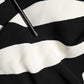 Black White Zebra Print CadyCalf Length Dress